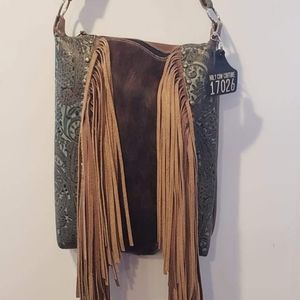 Holy Cow Couture Shoulderbag  Hair on Hide Fringe